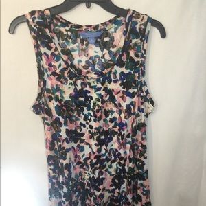 Sleeve-less Multi-color Print By Simply Wang, sz M